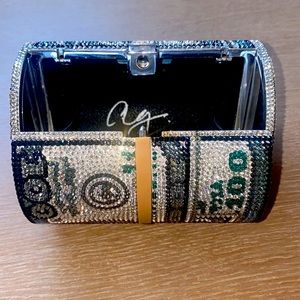 Judith Lieber Alexander Wang Crystal Money Roll